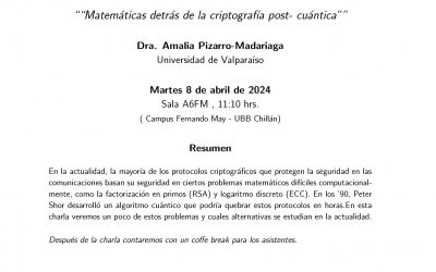 Seminario Dra. Amalia Pizarro-Madariaga